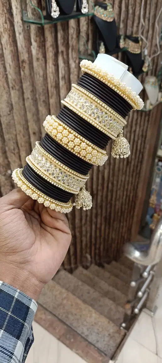 Metal Color Bridal Chuda Bangles 2 Wholesale Price In Surat
